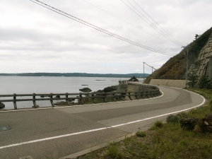 機具岩近くの風景